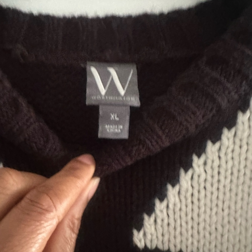 Worthington Geo pattern Sweater - Picture 8 of 11
